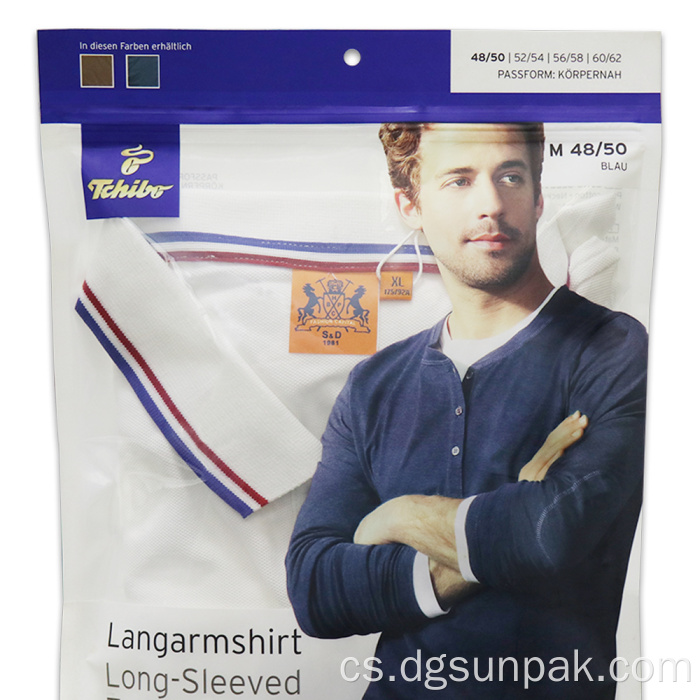 Pánské spodní prádlo Ponožky Košile laminovaná Packaging Bag
